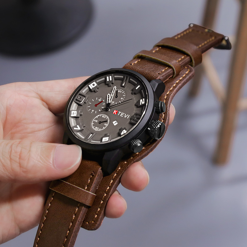 Solar Powered Watch - Retro Men's Watches Classic Luxury Business