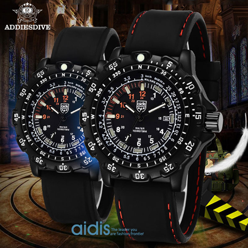 Solar Powered Watch - Addies Military Watch Special Forces Outdoor