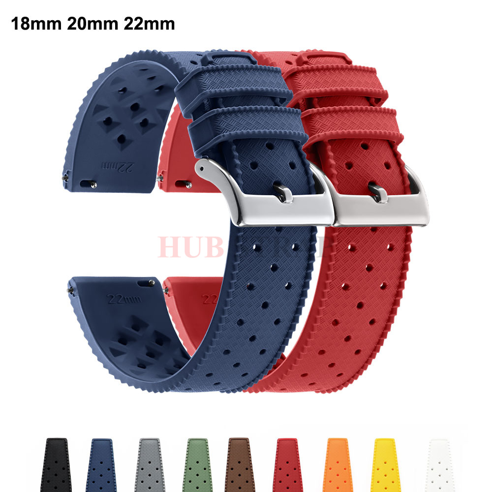 Watches Rolex Smartwatch - 18mm 20mm 22mm Tropical Silicone Watch