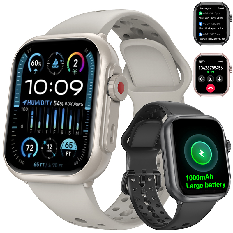 Heart Rate Gps Watch - Watch Ultra K62 Men Women 1000mAh