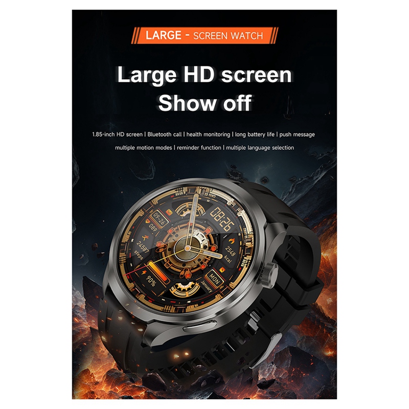 Heart Rate Gps Watch - 1.85-Inch Ultra HD Smart Watch NFC