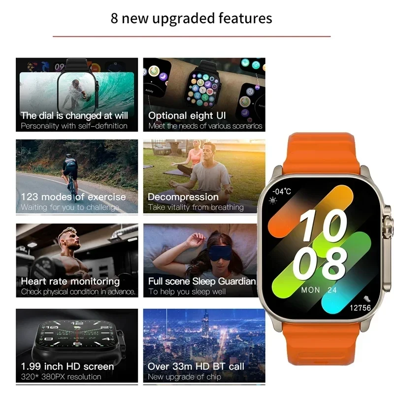 New Watch T10 Ultra Smart Watc - Smartwatch New Watches For Women recension och pris
