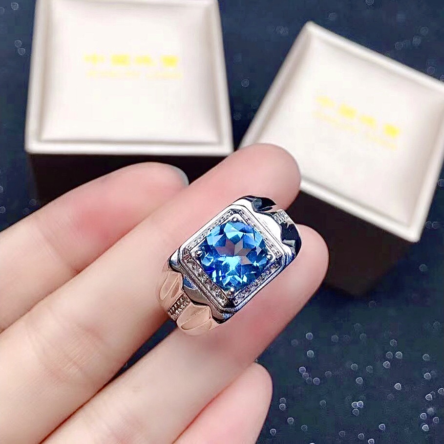 Fashion Gemstone Ring for Man  - Vs Smartwatch recension och pris