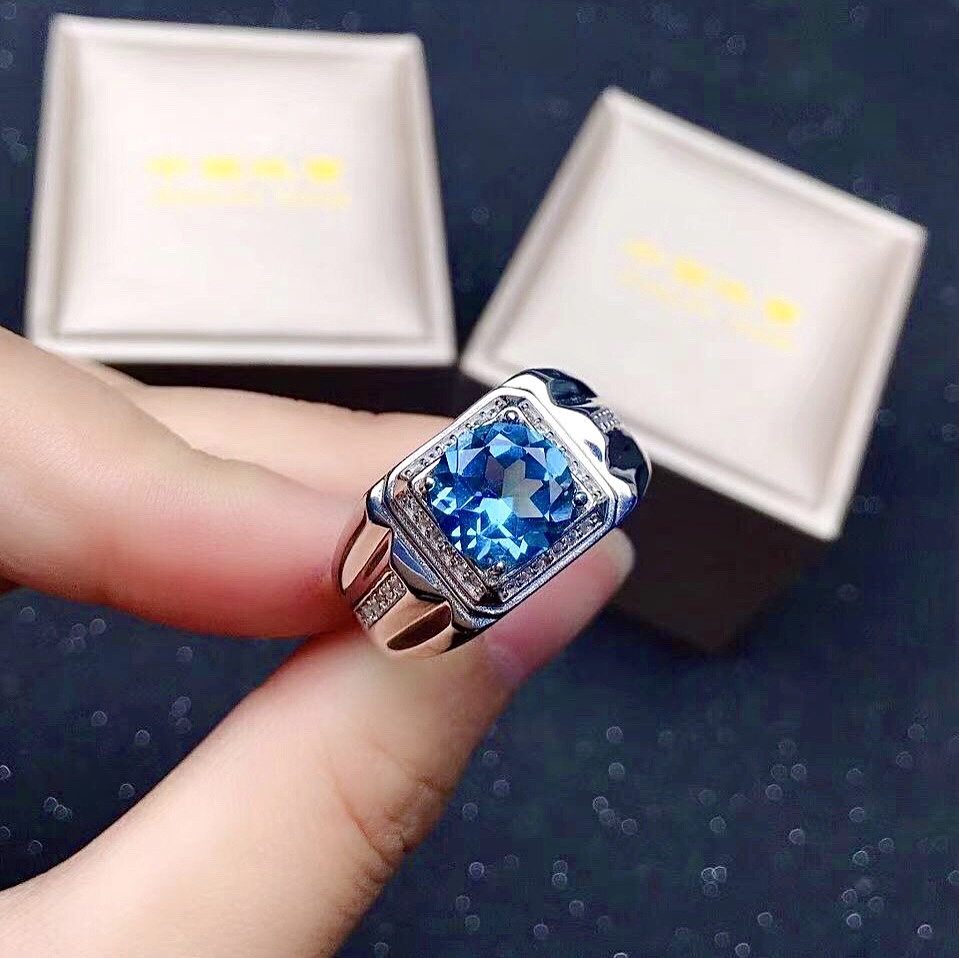 Fashion Gemstone Ring for Man  - Vs Smartwatch recension och pris