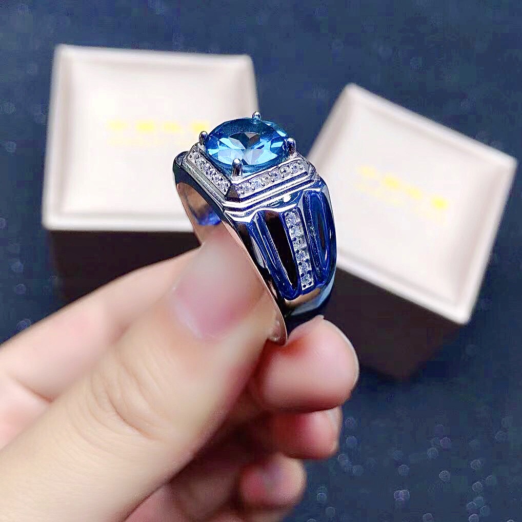 Fashion Gemstone Ring for Man  - Vs Smartwatch recension och pris