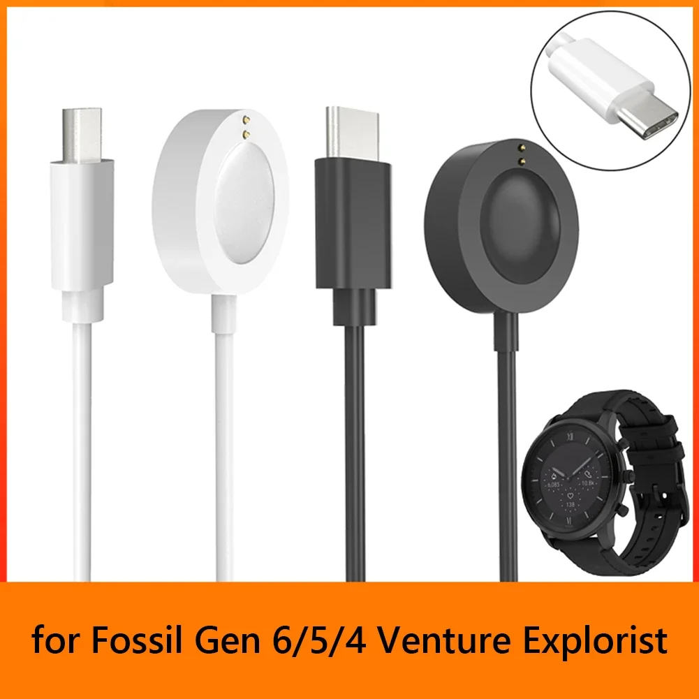 1M USB Type-C Magnetic Fast Ch - Fossil Watches Smartwatch Gen 5 recension och pris