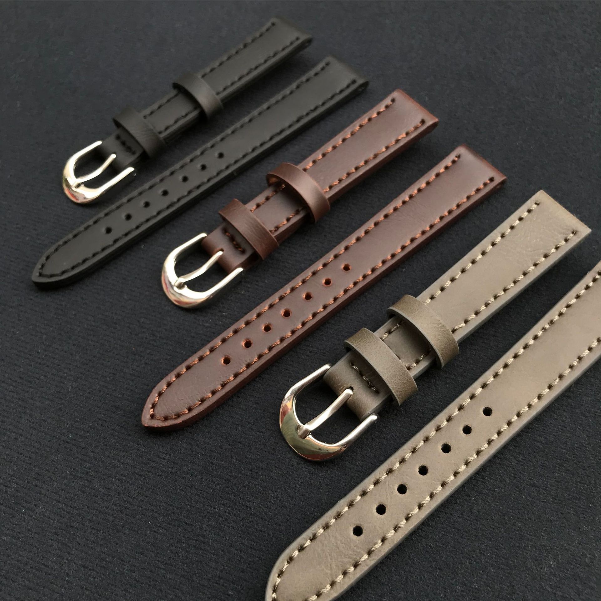 Leather Watch Strap 14mm 16mm  - Smartwatch Vintage Watches For Women recension och pris