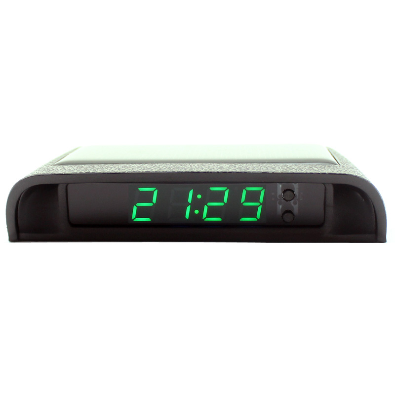Solar Car Clock Thermometer Da - Solar Powered Watch recension och pris