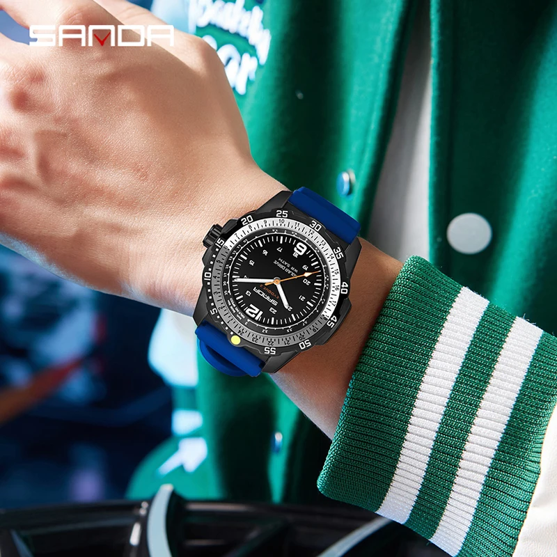 SANDA Luxury New Men's Solar-p - Solar Powered Watch recension och pris