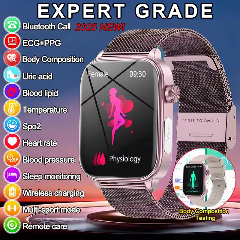 2025 New ECG+PPG Monitoring Sm - Smartwatch New Watches For Women recension och pris