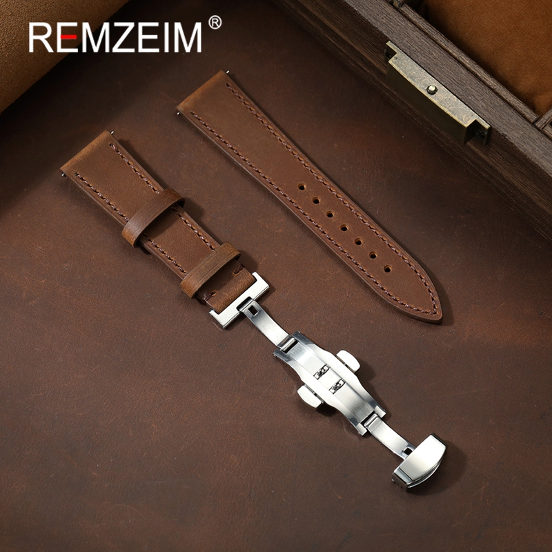 Men Women Unisex Crazy Horse L - Smartwatch Vintage Watches For Women recension och pris