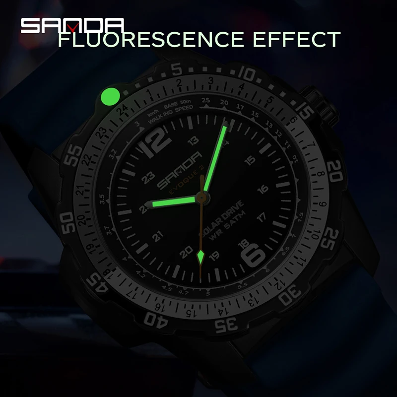 SANDA New Luxury Men's Solar-p - Solar Powered Watch recension och pris
