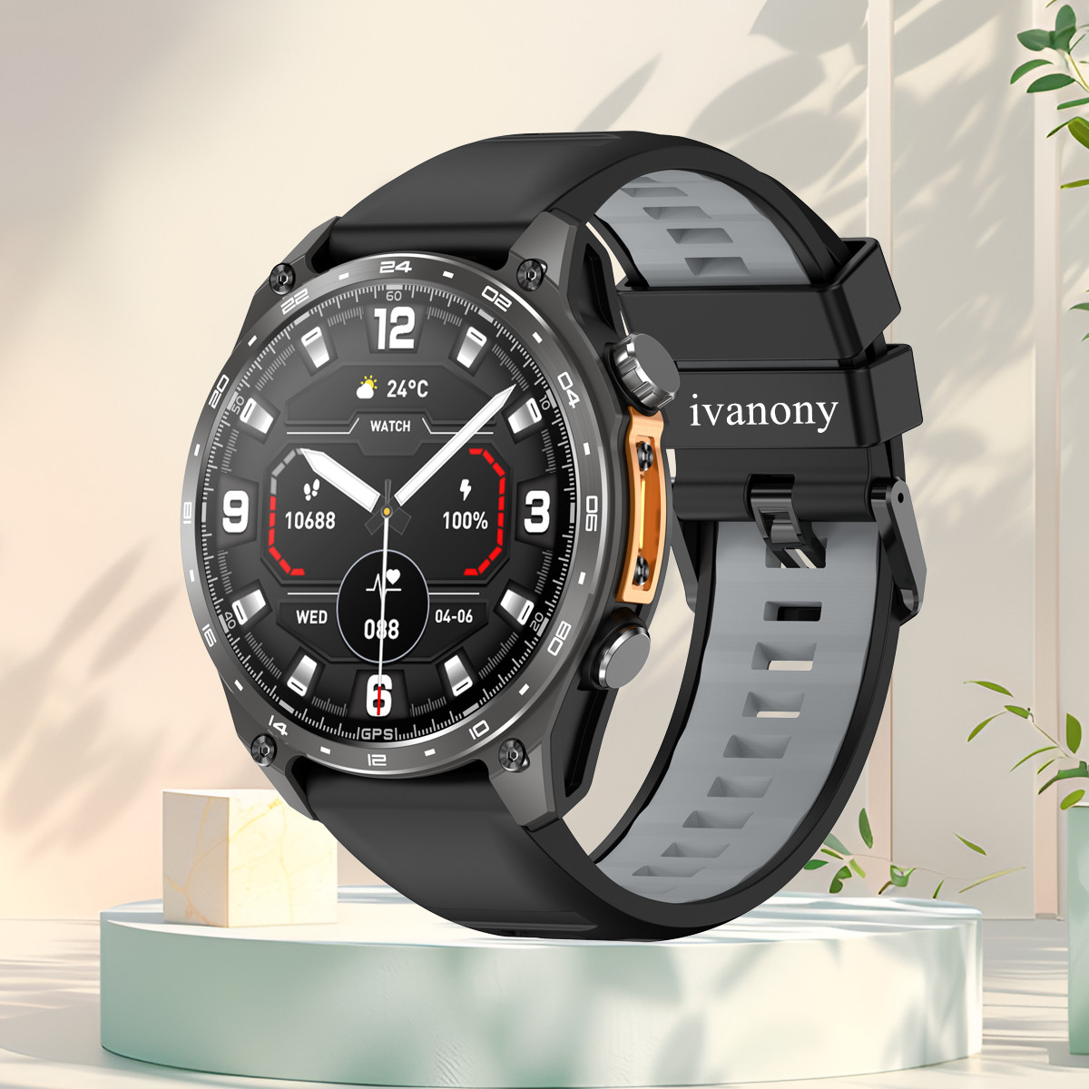 3ATM Waterproof Sports Smartwa - Smartwatch Watch Whatsapp recension och pris