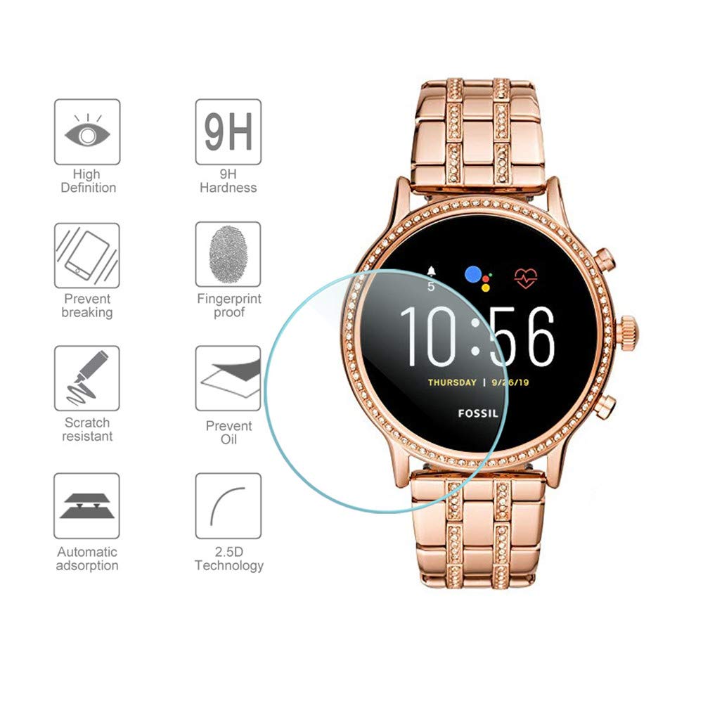 2PCS Tempered Glass For Fossil - Fossil Watches Smartwatch Gen 5 recension och pris