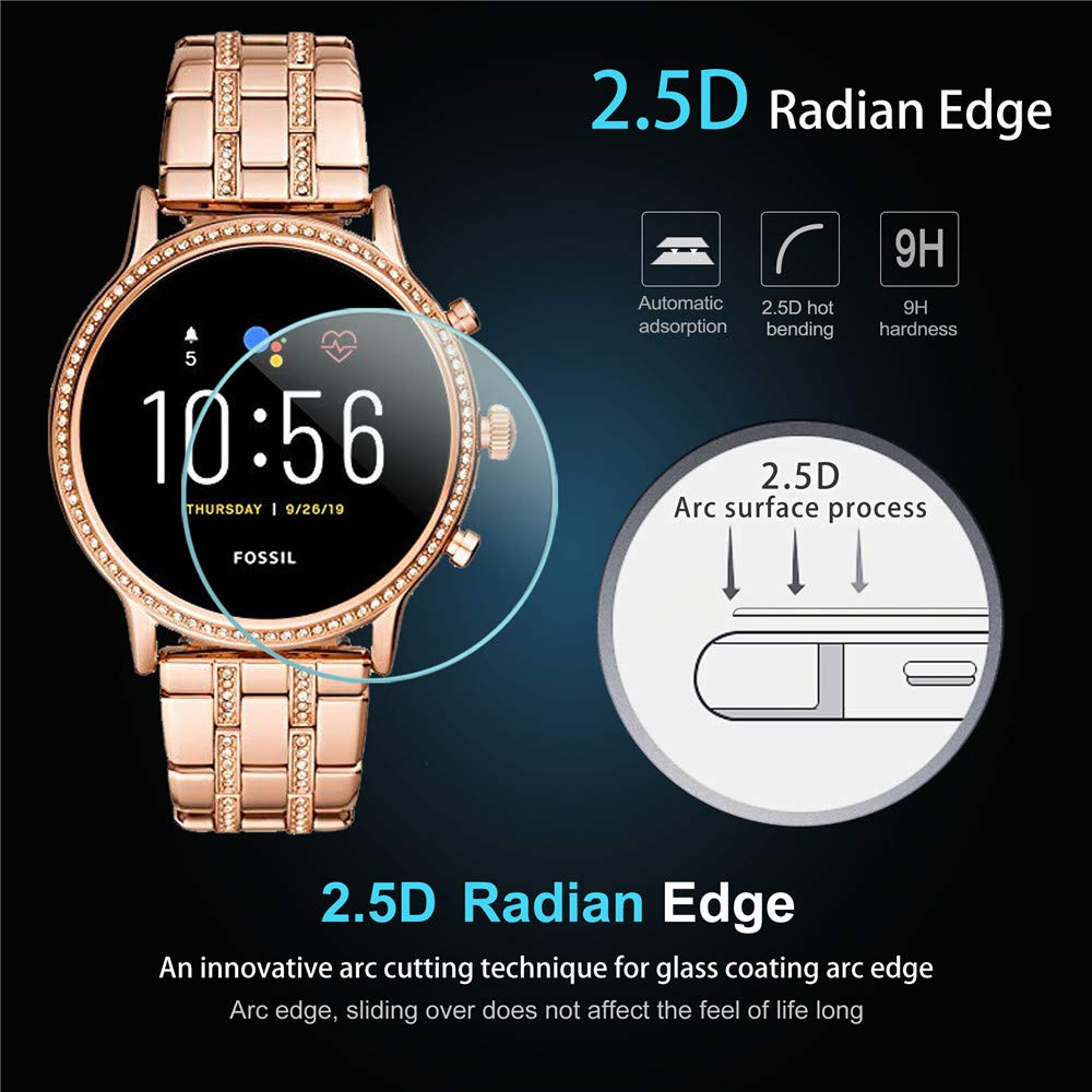 2PCS Tempered Glass For Fossil - Fossil Watches Smartwatch Gen 5 recension och pris