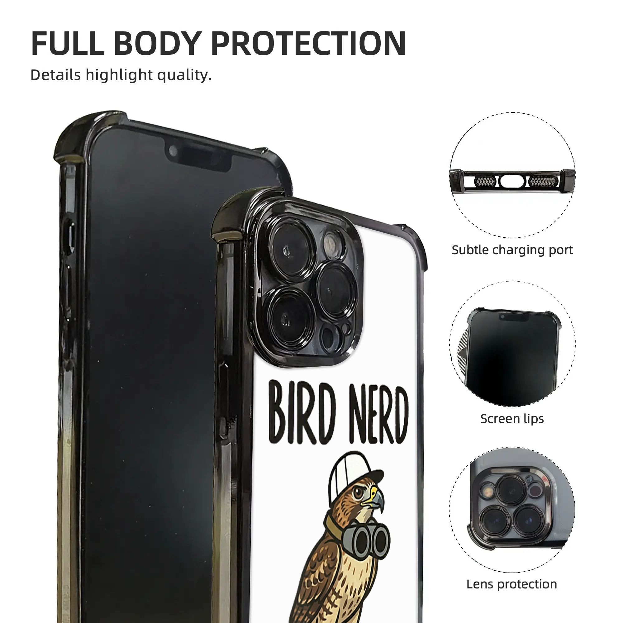 Funny Bird Nerd Watching Red T - Watches Original recension och pris
