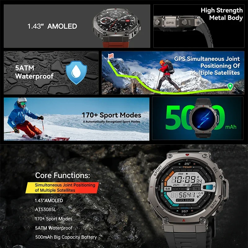 2026 New Military DM58 GPS Sma - Heart Rate Gps Watch recension och pris