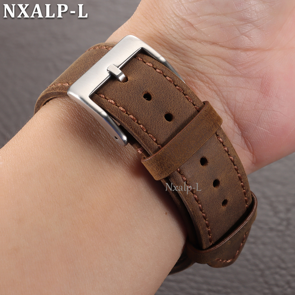 Matte & Oil Wax Leather Watch  - Smartwatch Vintage Watches For Women recension och pris