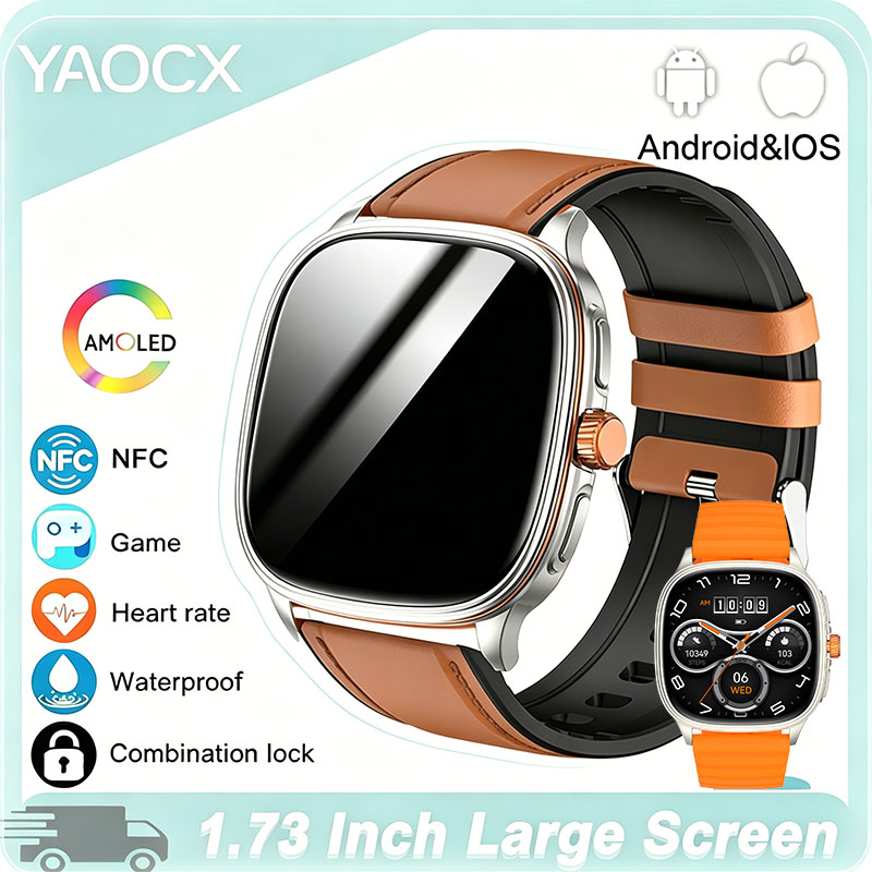 YAOCX HK73 AMOLED Smartwatch M - Smartwatch New Watches For Women recension och pris