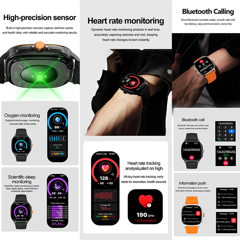 YAOCX HK73 AMOLED Smartwatch M - Smartwatch New Watches For Women recension och pris