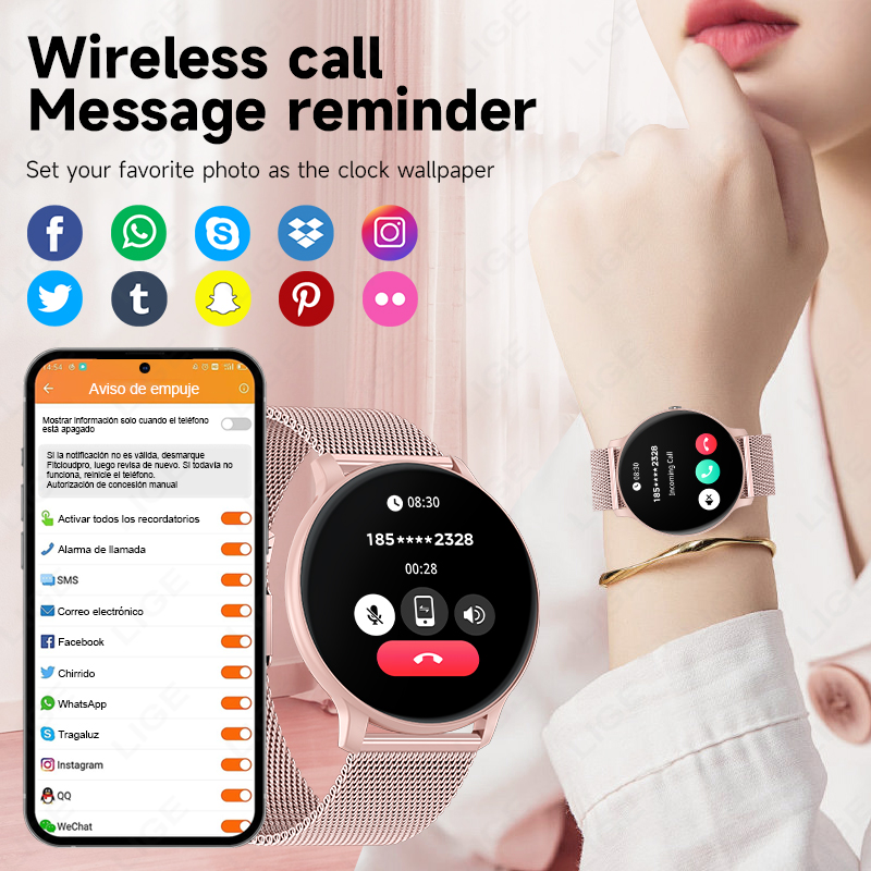 2026 New Women Bluetooth Call  - Smartwatch New Watches For Women recension och pris