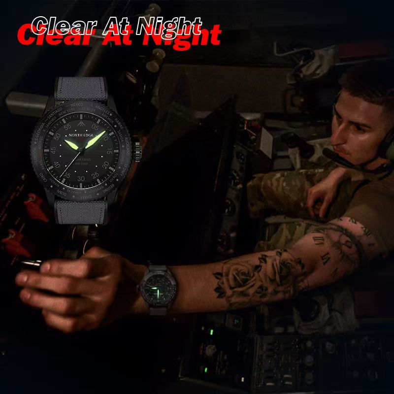 NORTH EDGE MAPLE Solar Quartz  - Solar Powered Watch recension och pris