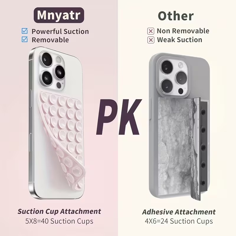 2-Pack Silicone Suction Phone  - Watches Original recension och pris