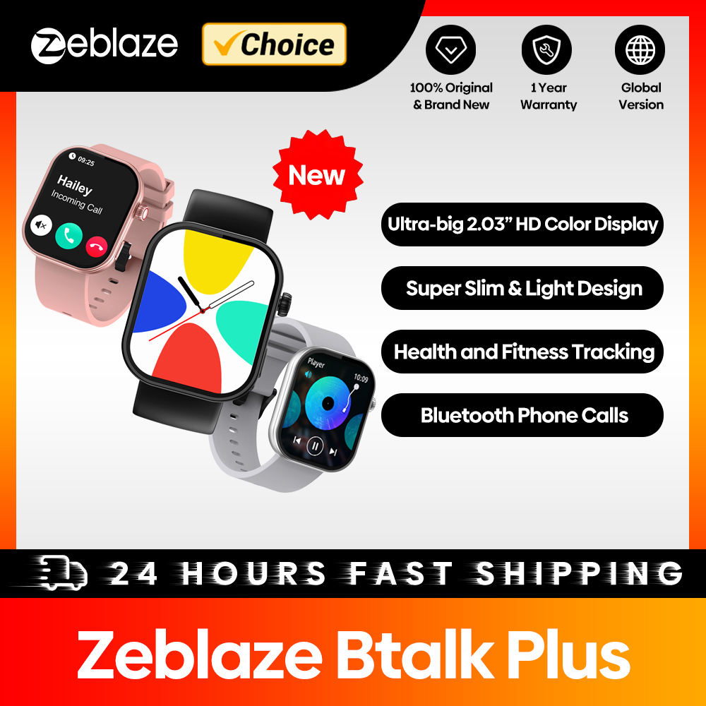 New Zeblaze Btalk Plus Voice C - Smartwatch New Watches For Women recension och pris