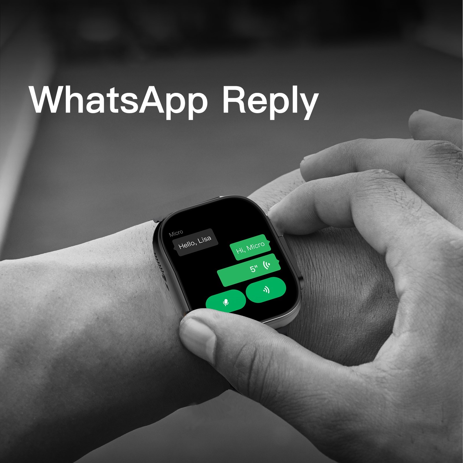 Whatsapp Quick Replies Ultra5  - Smartwatch Watch Whatsapp recension och pris