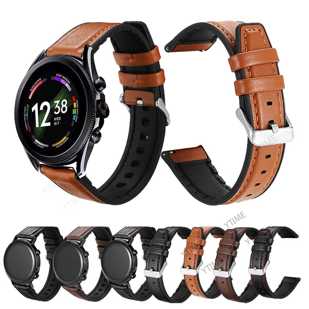 22mm Silicone Leather Band For - Fossil Watches Smartwatch Gen 5 recension och pris