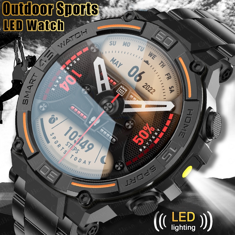 Outdoor Military Rugged Smartw - Smartwatch Rugged Watches For Men recension och pris