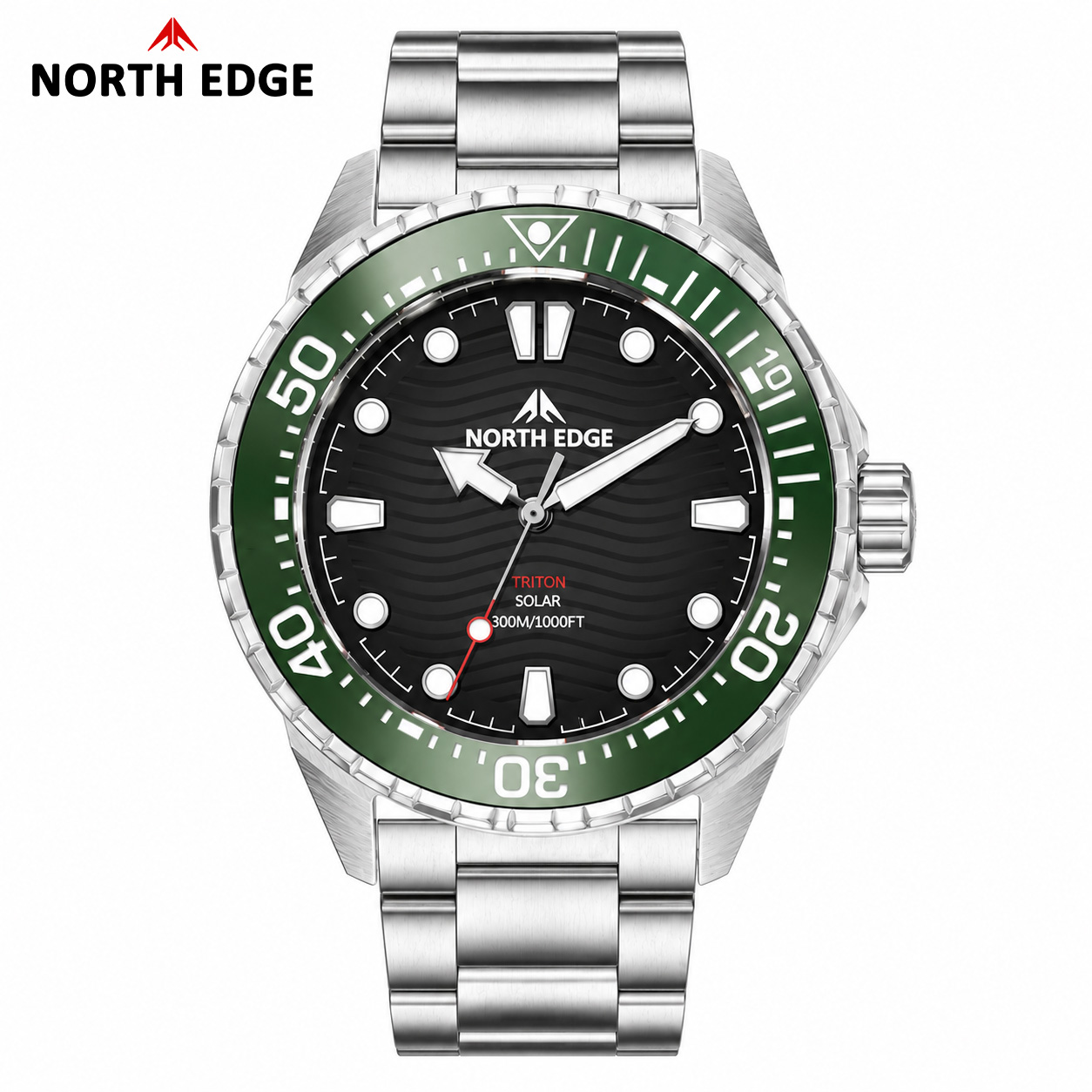 North Edge TRITON Dive Watch f - Solar Powered Watch recension och pris