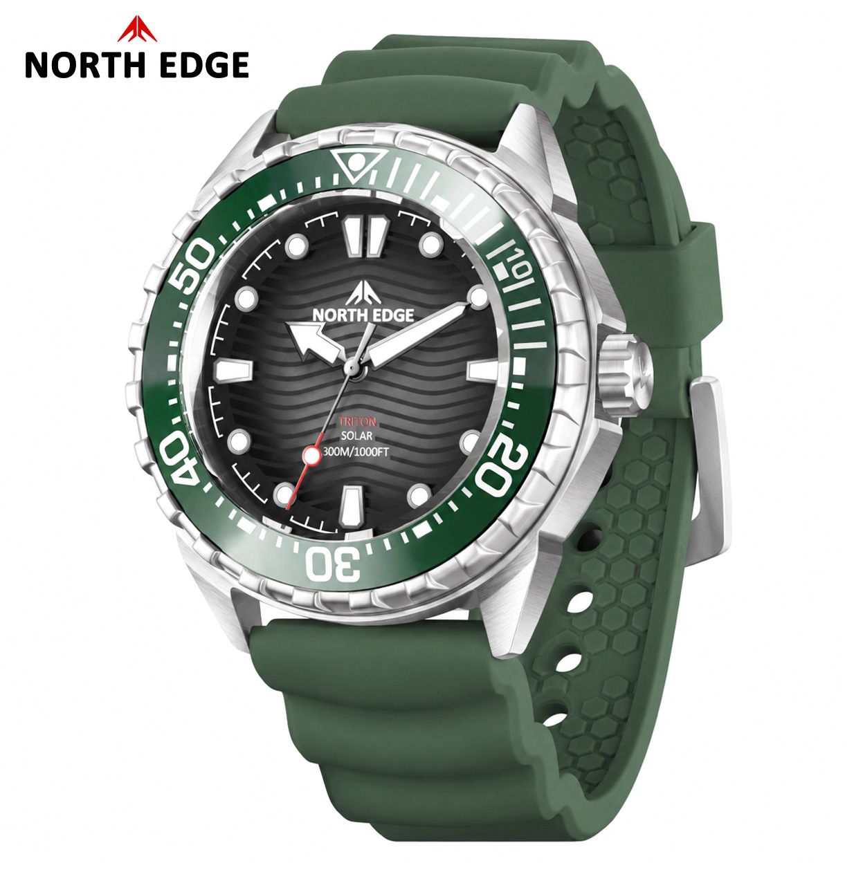 North Edge TRITON Dive Watch f - Solar Powered Watch recension och pris