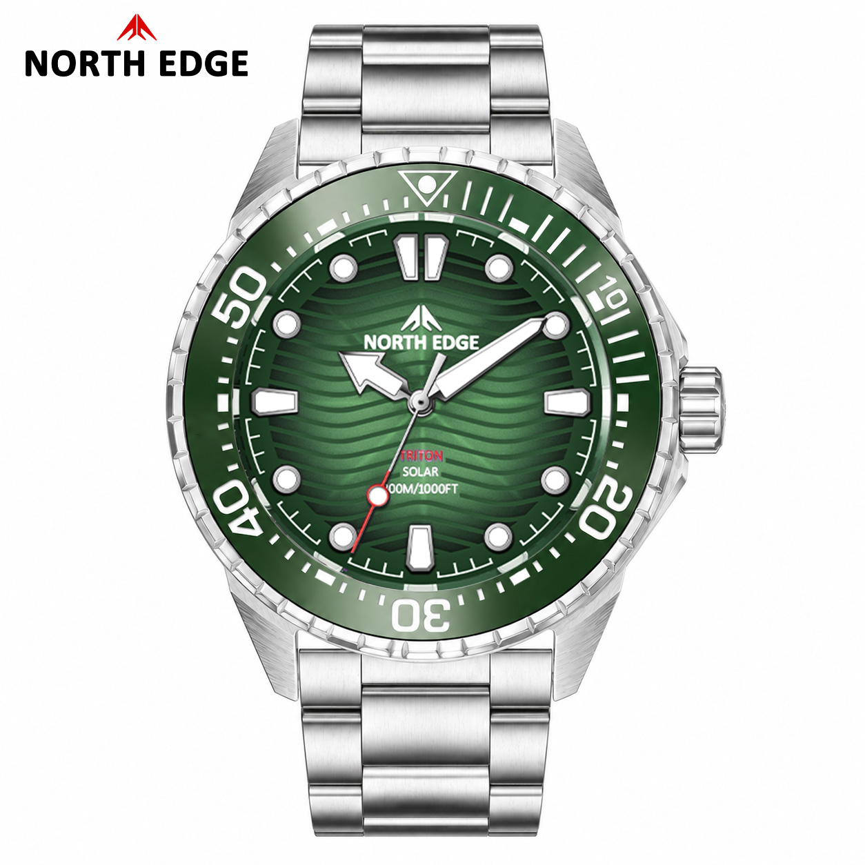 North Edge TRITON Dive Watch f - Solar Powered Watch recension och pris