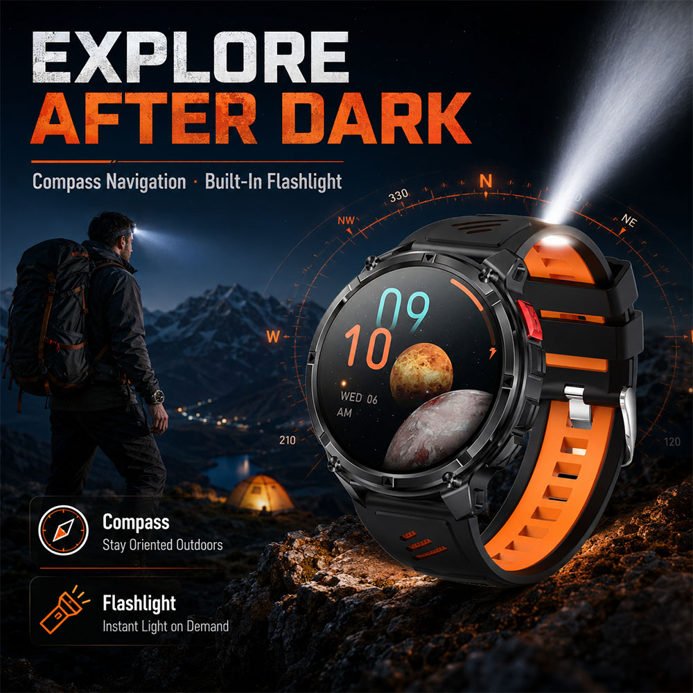 YAOCX AMOLED Smartwatch Men 11 - Smartwatch Rugged Watches For Men recension och pris