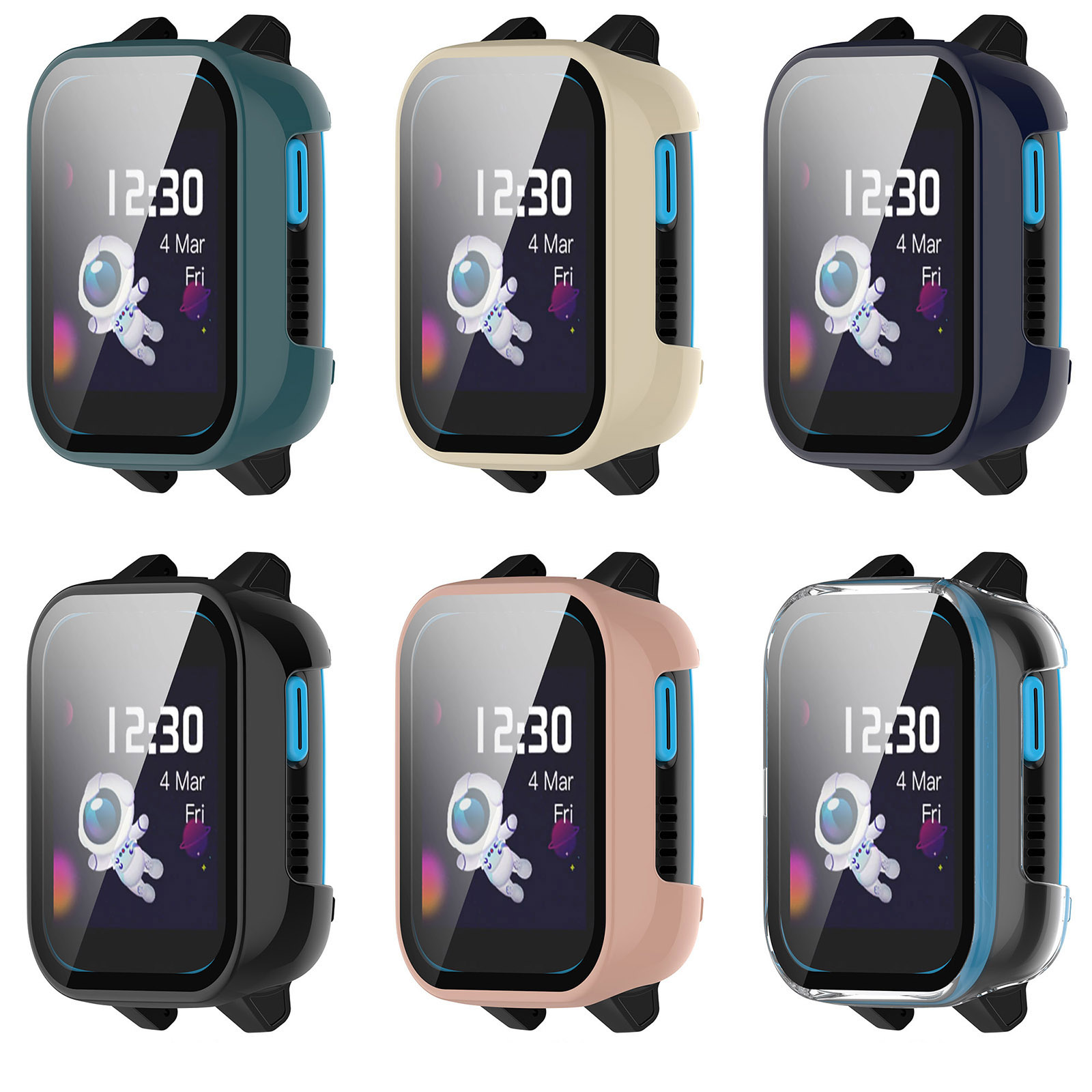 Hard Edge Shell Glass Screen P - Smartwatch Watches For Kids recension och pris