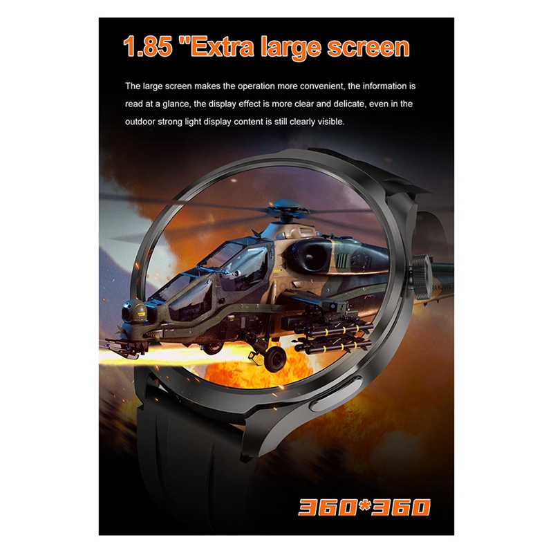 1.85-Inch Ultra HD Smart Watch - Heart Rate Gps Watch recension och pris