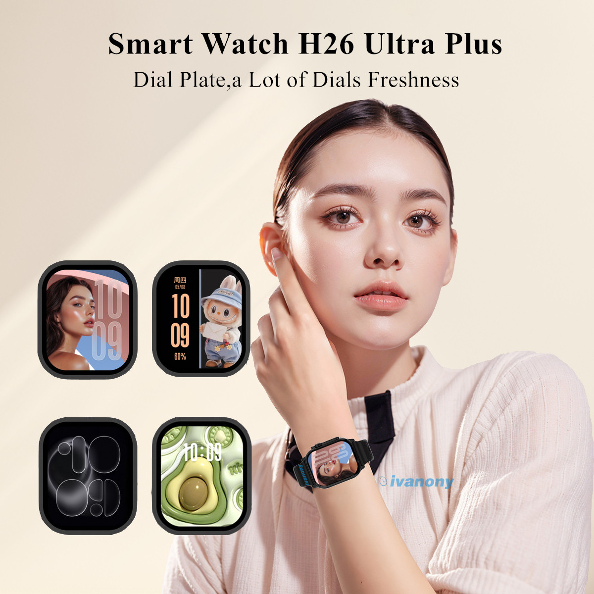 Original Amoled Smart Watch H2 - Smartwatch Watch Whatsapp recension och pris