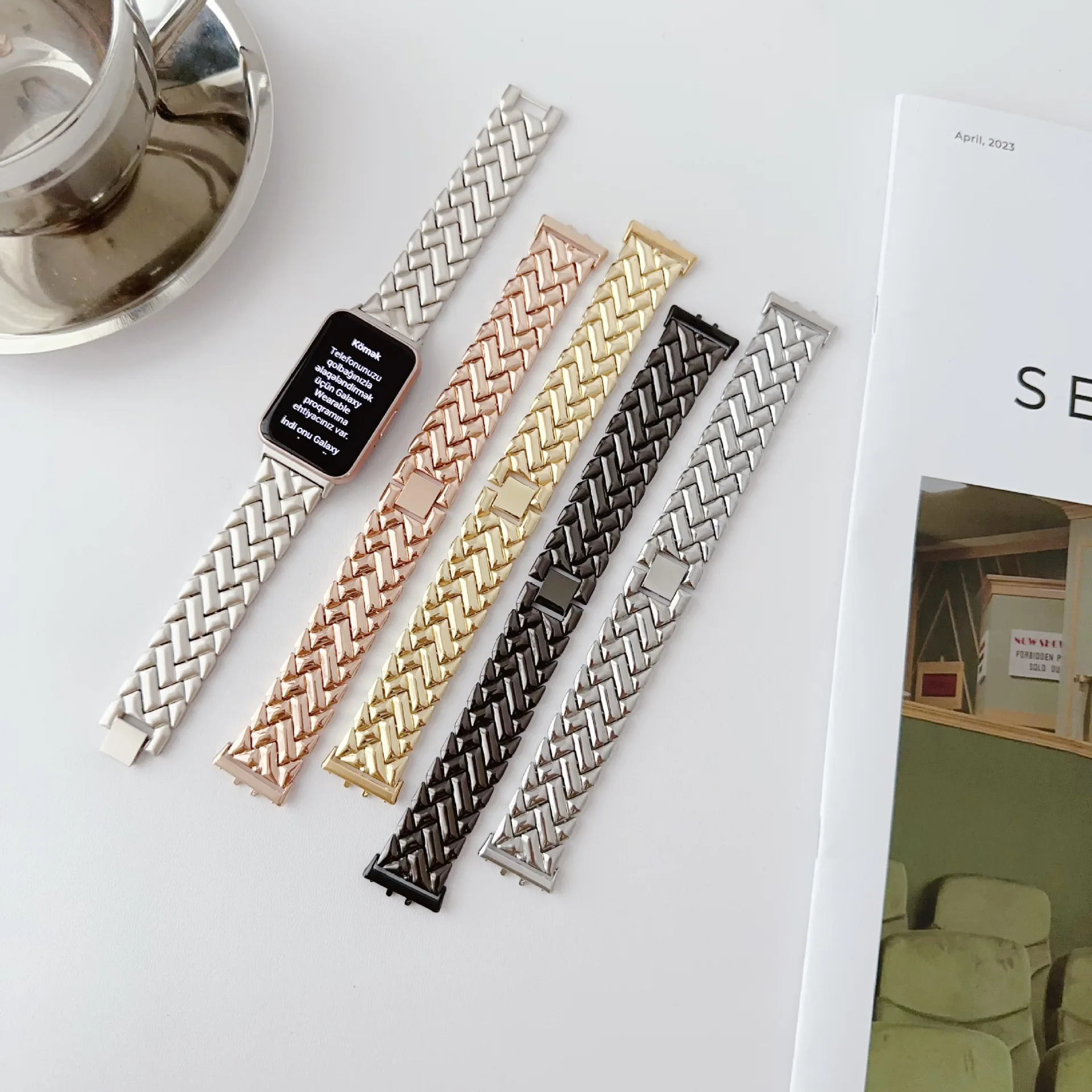 New Wristband Metal Strap for  - Smartwatch New Watches For Women recension och pris