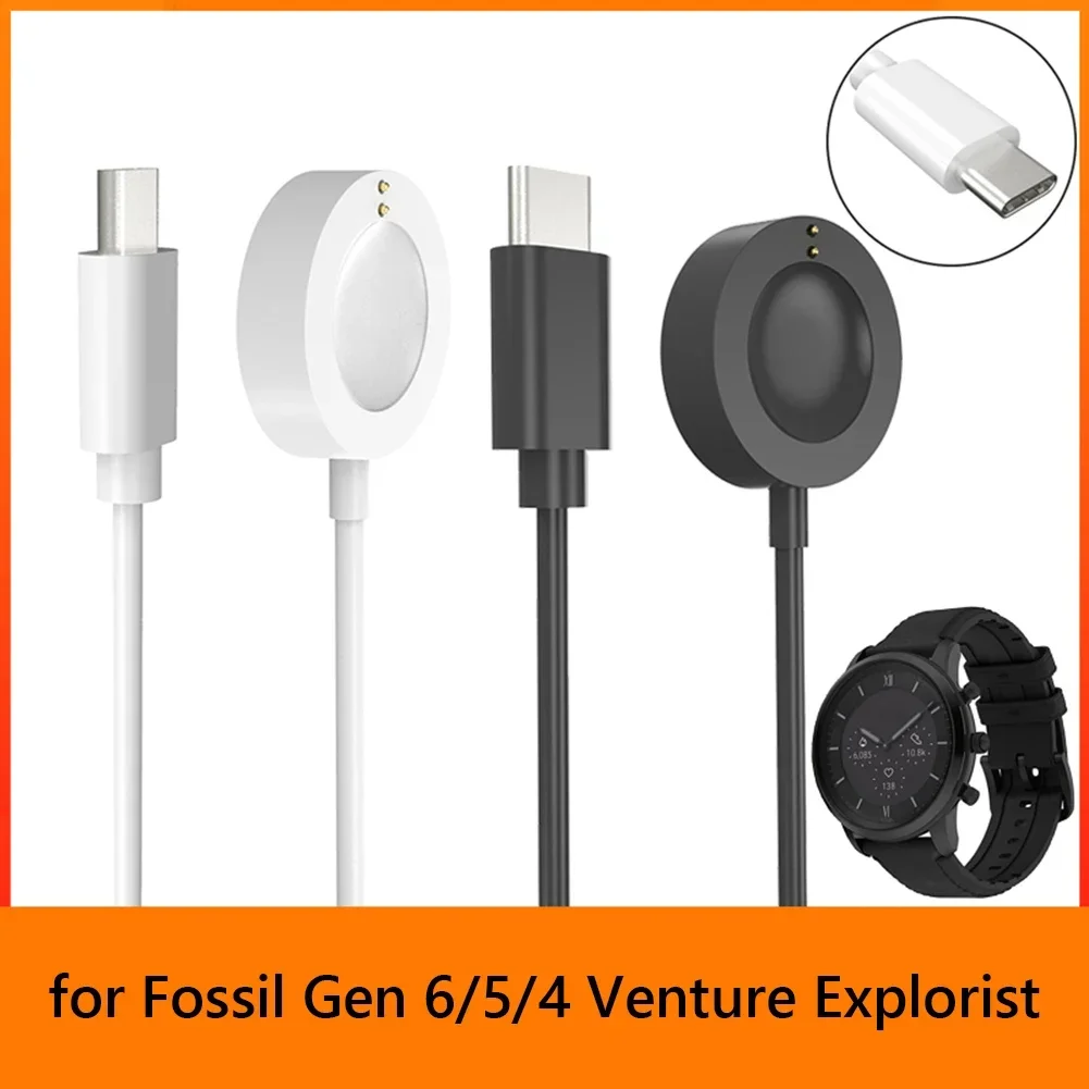 1M USB Type-C Magnetic Fast Ch - Fossil Watches Smartwatch Gen 5 recension och pris