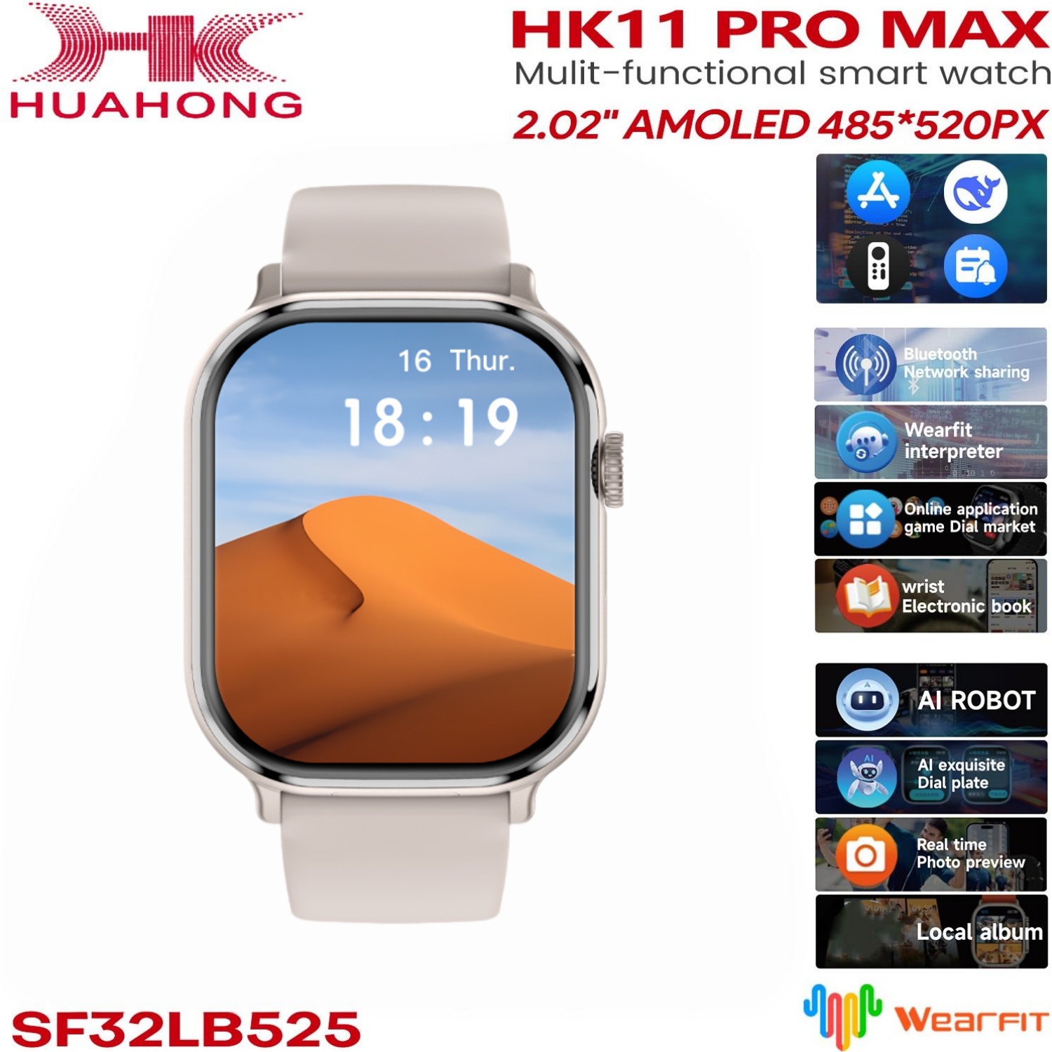 Original HK11 Pro MAX SmartWat - Heart Rate Gps Watch recension och pris