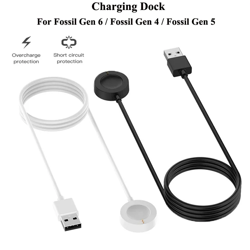1M USB Magnetic Fast Charger D - Fossil Watches Smartwatch Gen 5 recension och pris