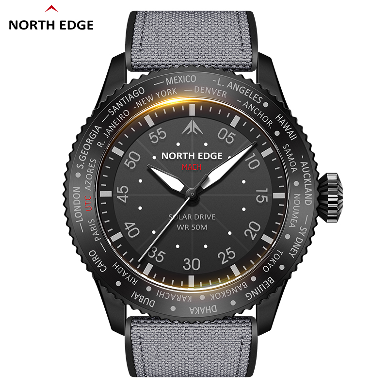 NORTH EDGE MACH Solar Power Qu - Solar Powered Watch recension och pris