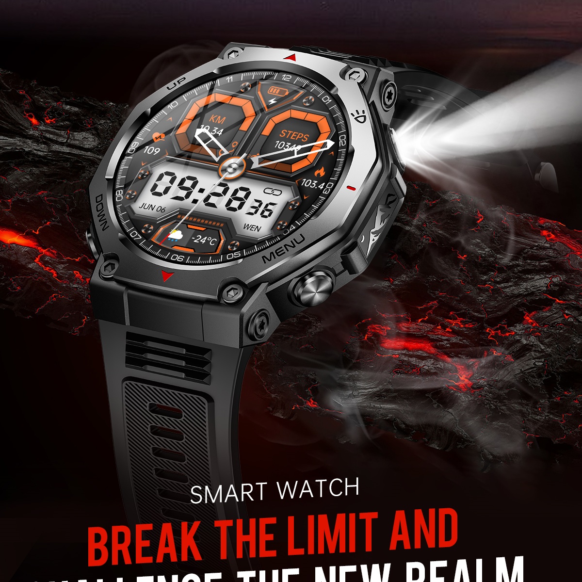 2025 New For Xiaomi Military G - Vs Smartwatch recension och pris