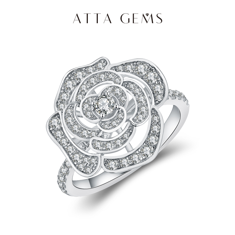 Attagems 1.5CT Moissanite Ring - Vs Smartwatch recension och pris