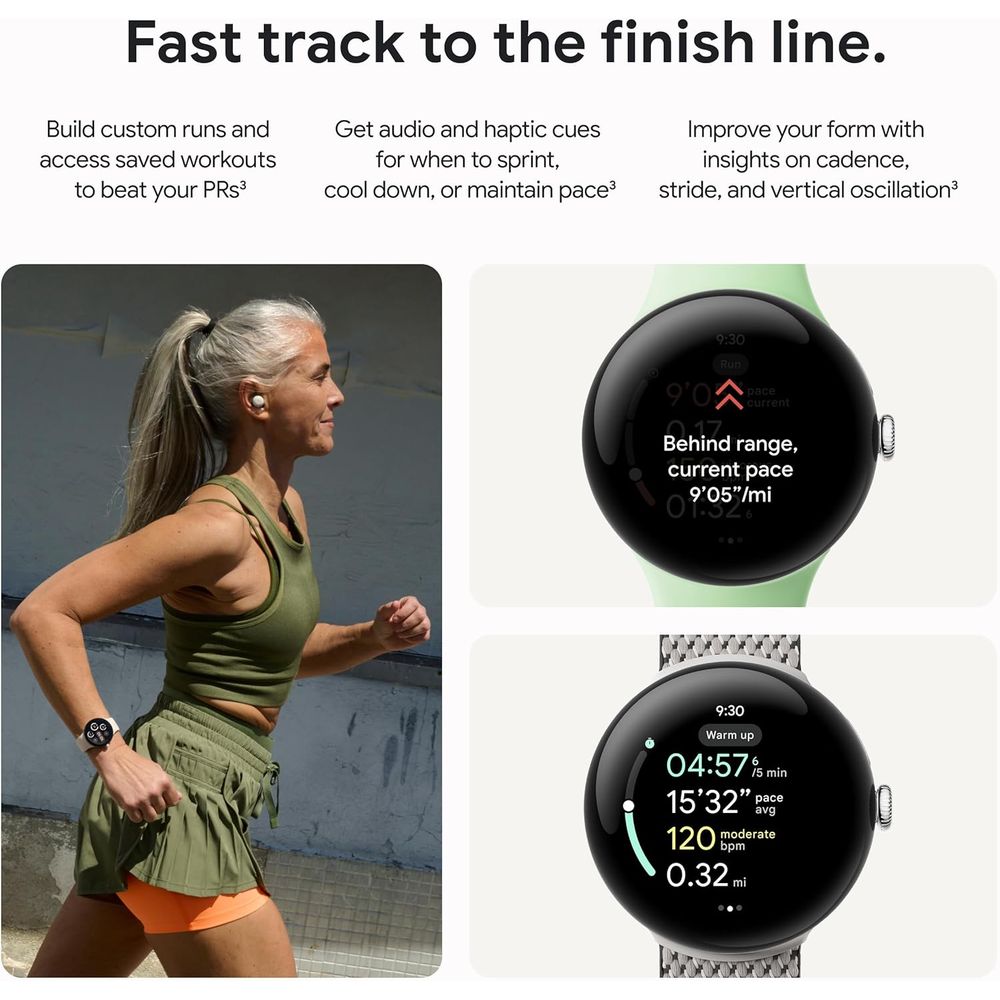 Pixel Watch 3 (45mm) 2024 el - - Smartwatch El recension och pris