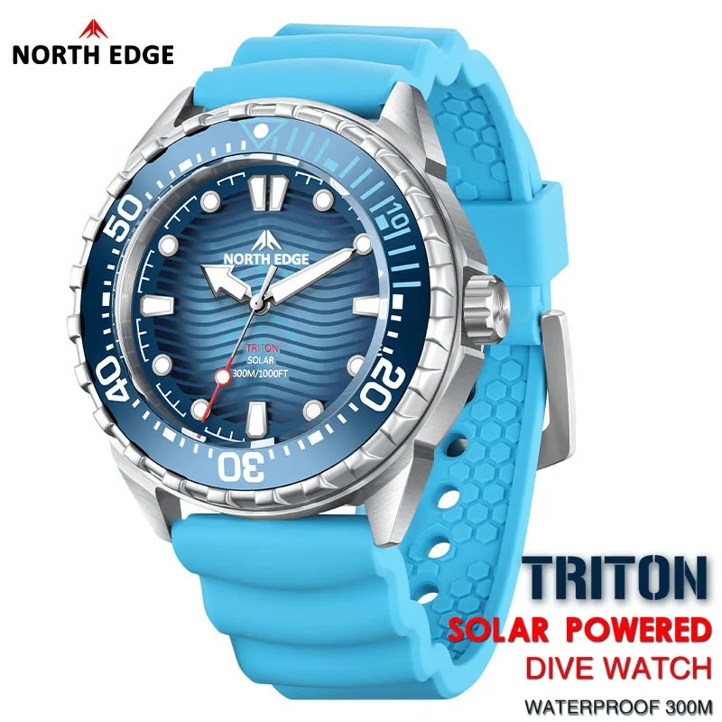 NORTH EDGE 2025 New TRITON Sol - Solar Powered Watch recension och pris