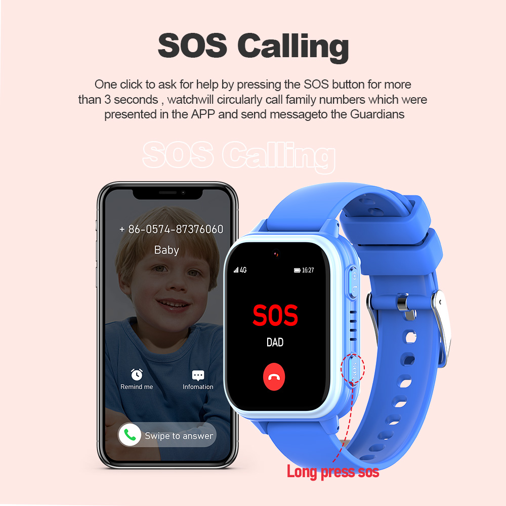 Wonlex 4G Kids Smart Watch KT3 - Smartwatch Watch Whatsapp recension och pris